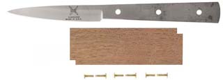 3" Green River Spearpoint Paring Knife Kit with Walnut Handle 3" Green River Spearpoint Paring Knife Kit with Walnut Handle